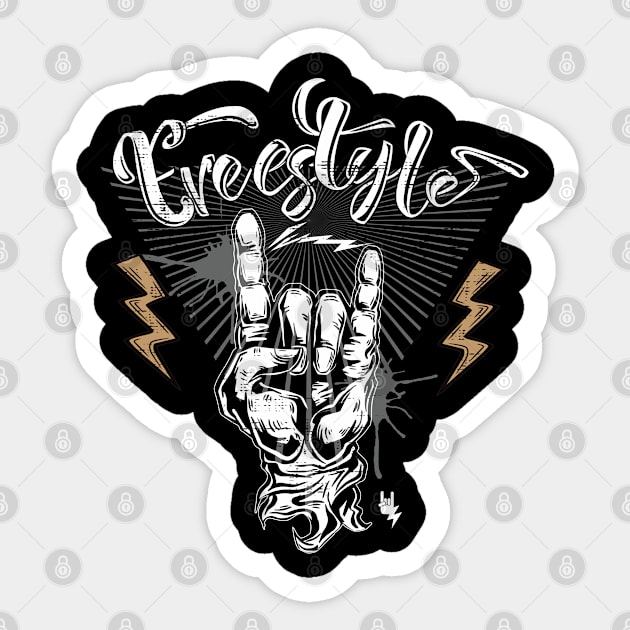 T23013-2 Freestyle graphic Sticker by ToddT